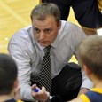 Justin Sherwood, Corban's head men's basketball coach